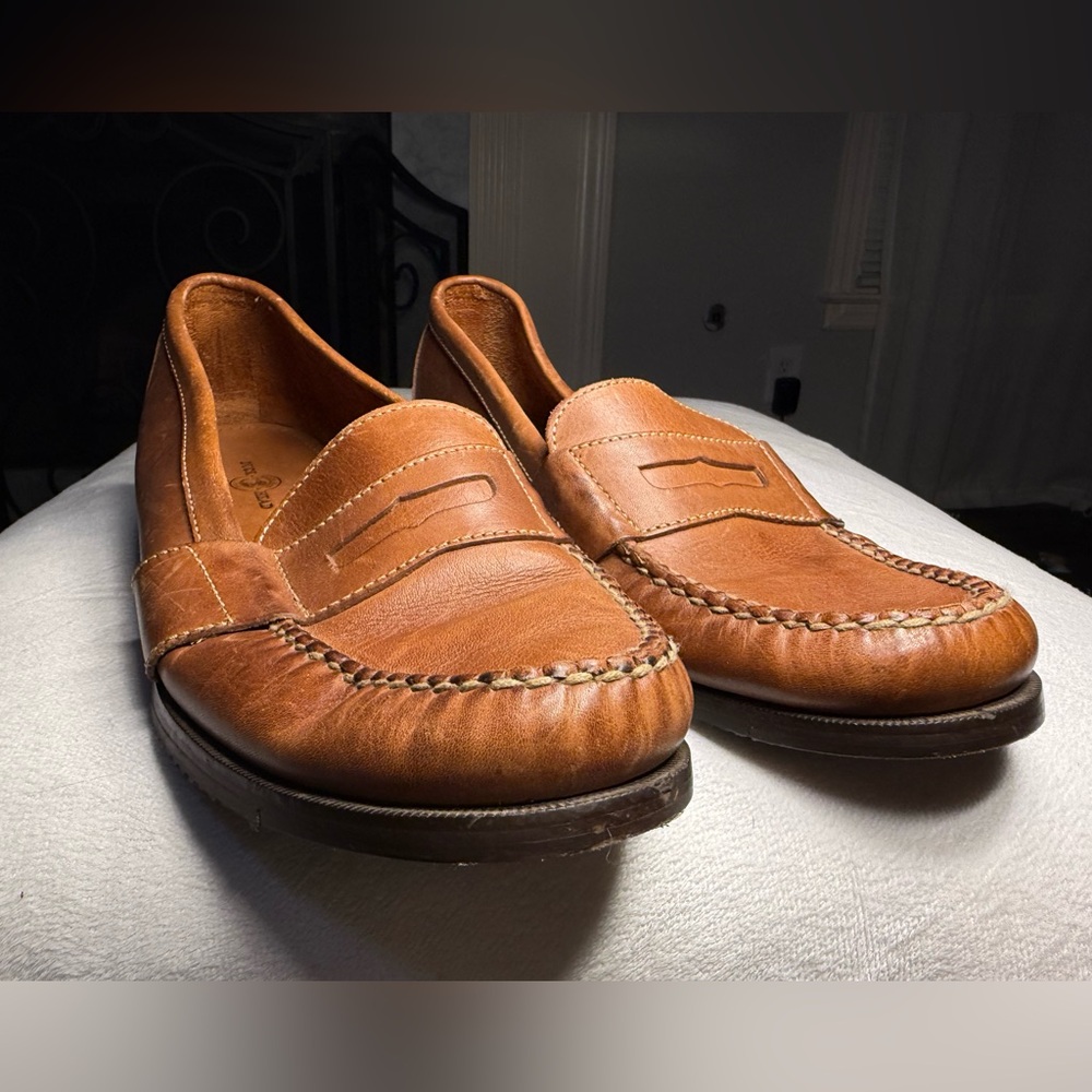 Duck Head Men’s All Leather Slip On Loafers Size‎ 11